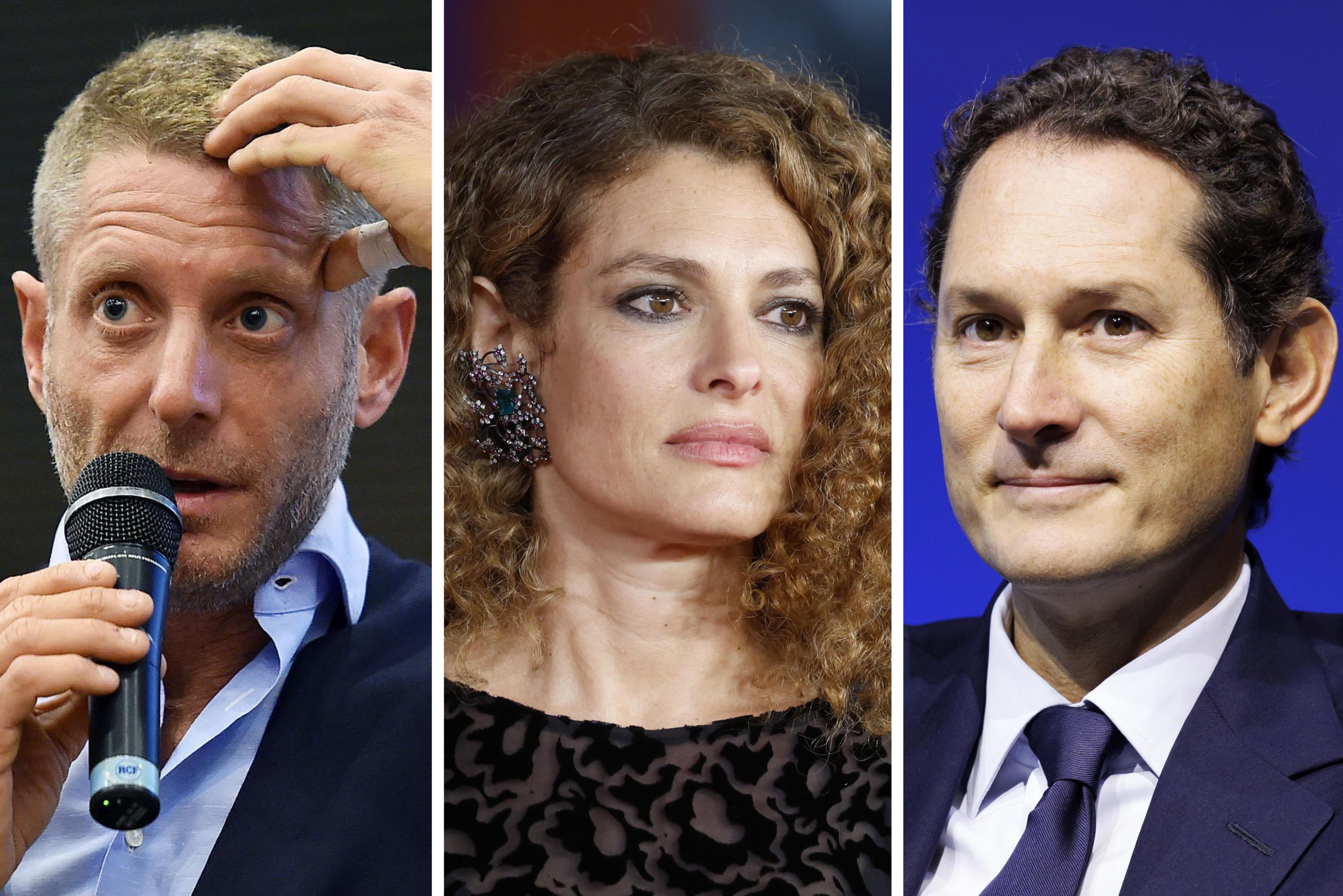 Lapo, Ginevra e John Elkann