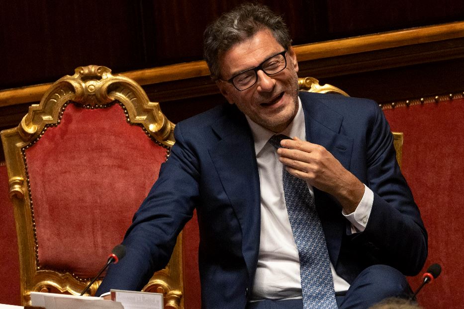 Il ministro dell'Economia, Giancarlo Giorgetti