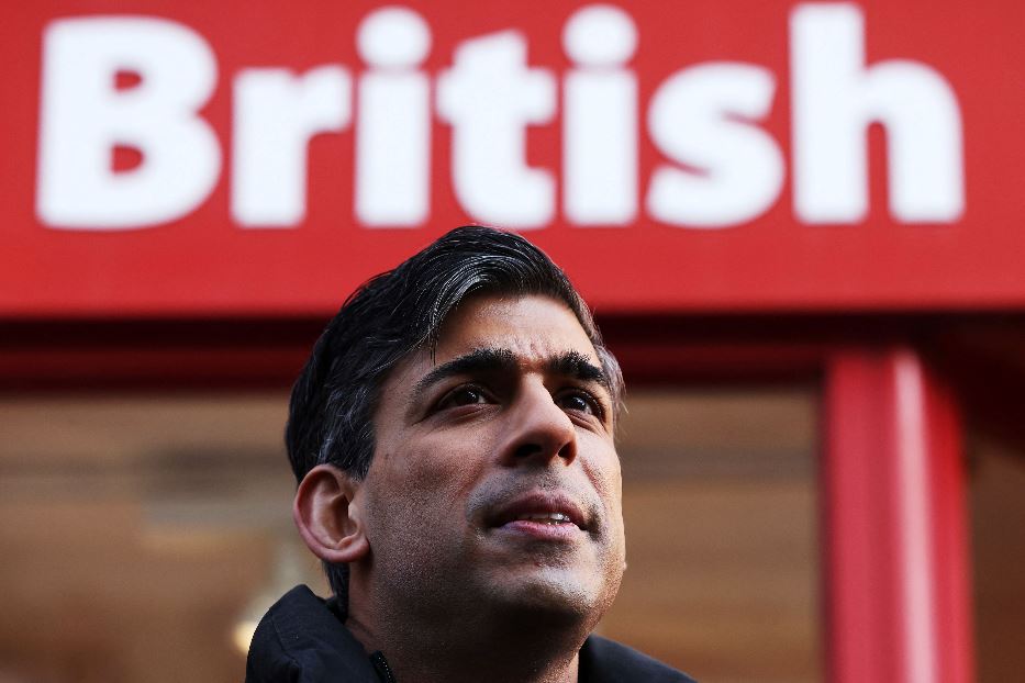 Il premier britannico Rishi Sunak