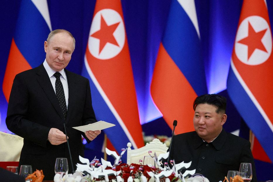 Putin con Kim Jong-Un