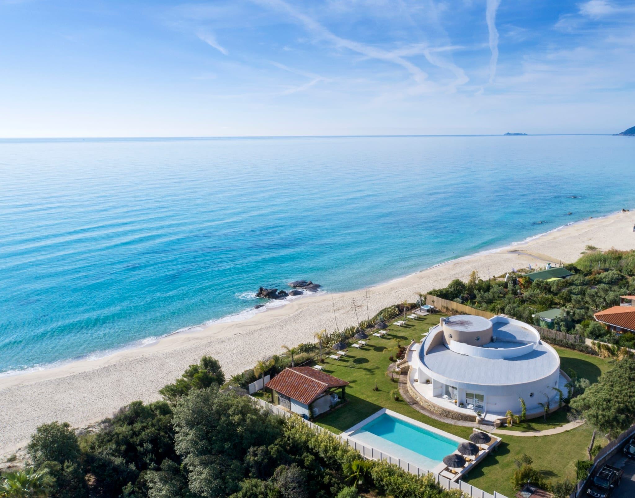 Villa Escargot, affacciato sulle acque cristalline di Costa Rei, sulla costa sud-orientale della Sardegna