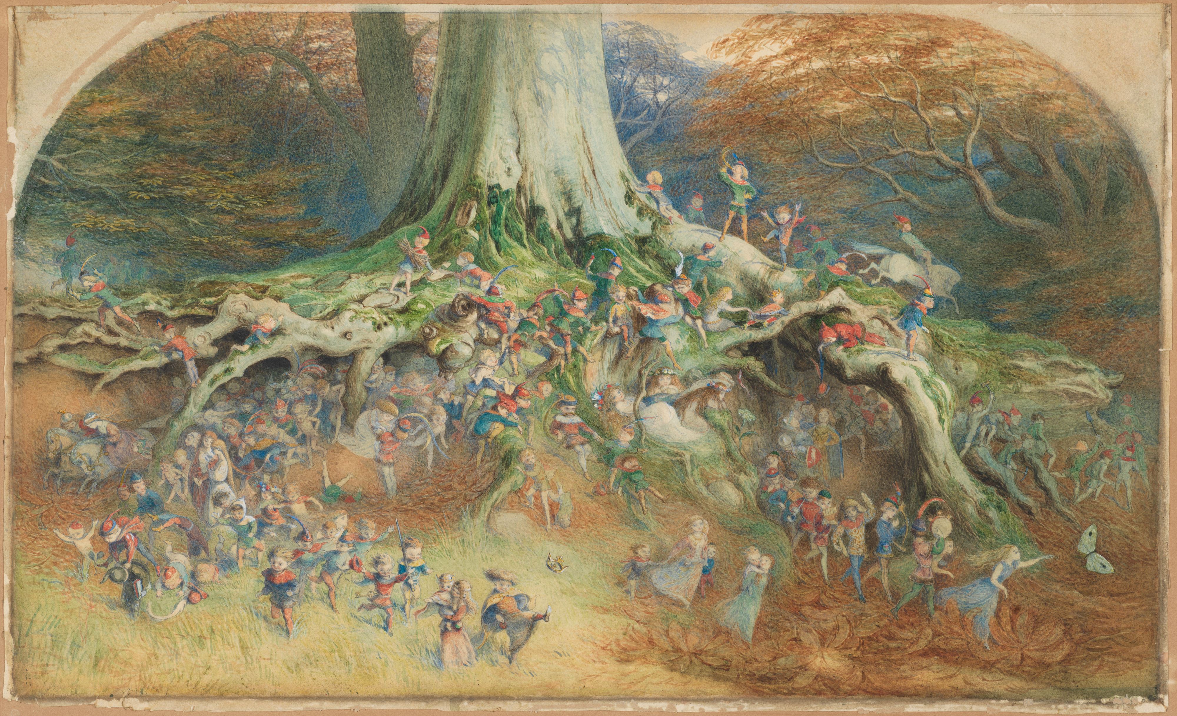 Richard Doyle, The Enchanted Tree, 1868