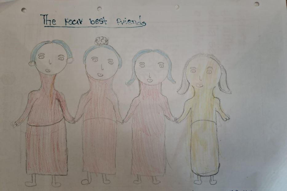 Il disegno di Yasmine, la bimba sopravvissuta al naufragio