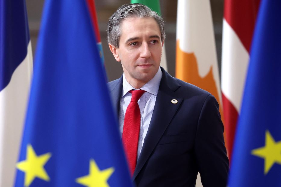 Il primo ministro irlandese Simon Harris