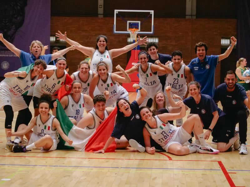 La Nazionale femminile di pallacanestro sorde