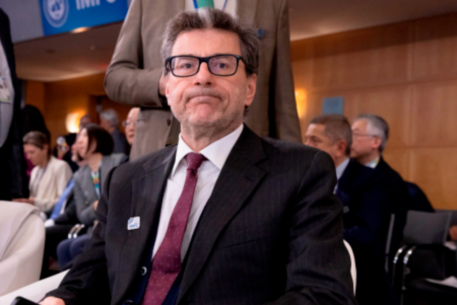 Il ministro dell'Economia, Giancarlo Giorgetti