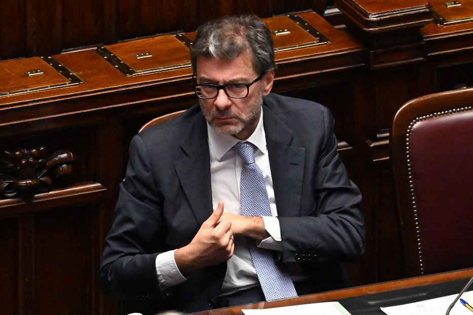 Il ministro dell'Economia, Giancarlo Giorgetti