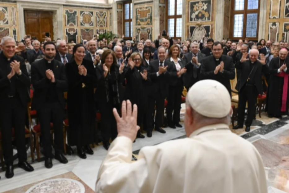 Il saluto del Papa ai docenti e ai responsabili del JPII