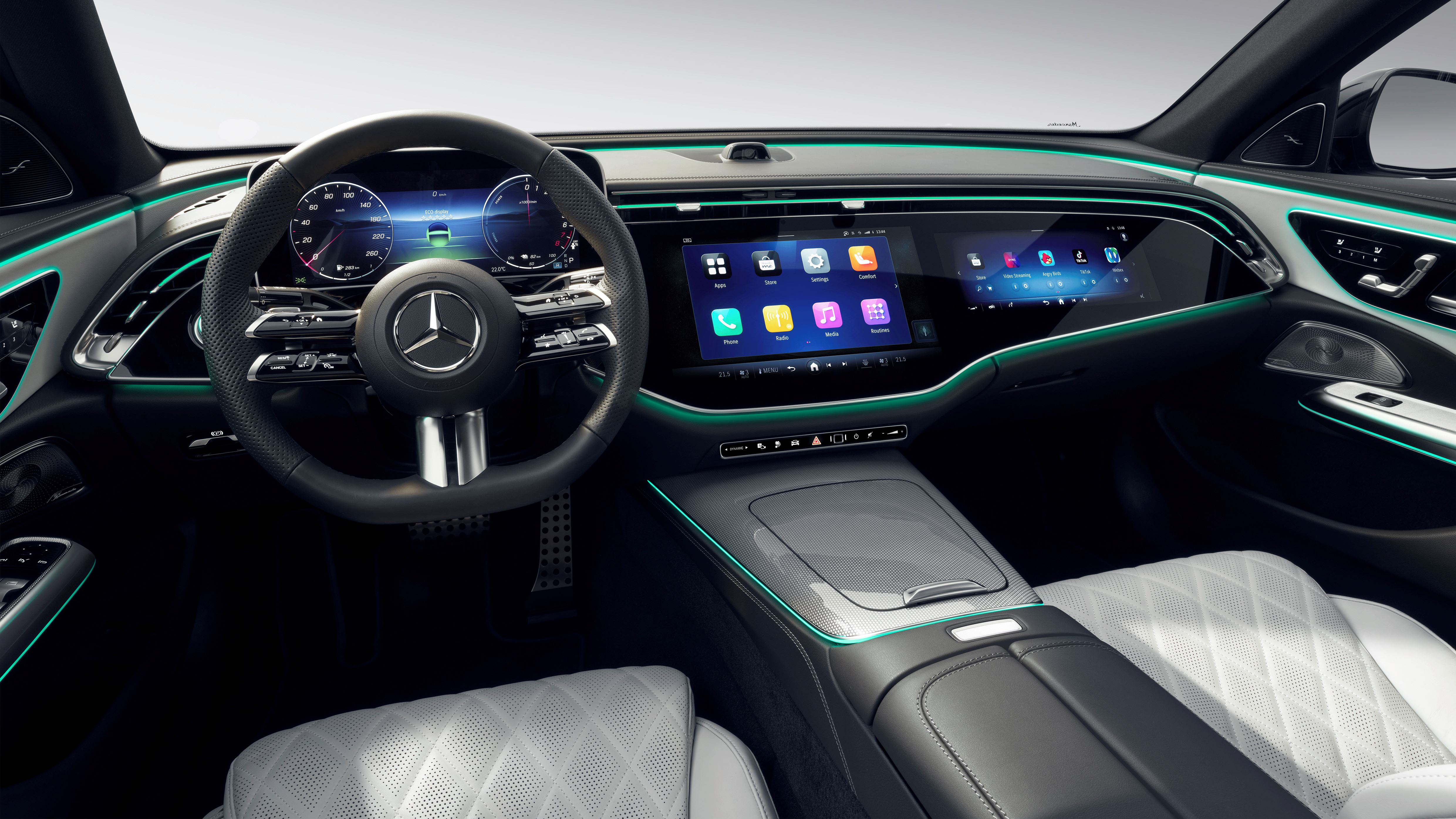 Gli interni di un modello Mercedes Digital Edition