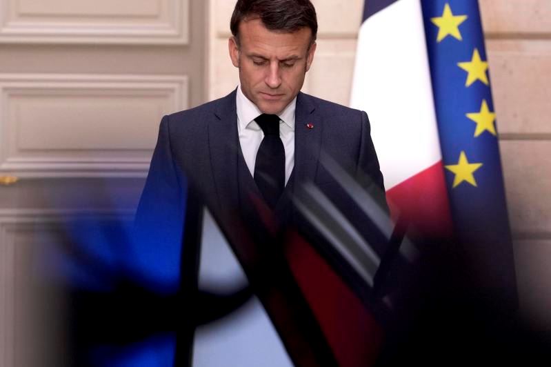 Il presidente francese Emmanuel Macron