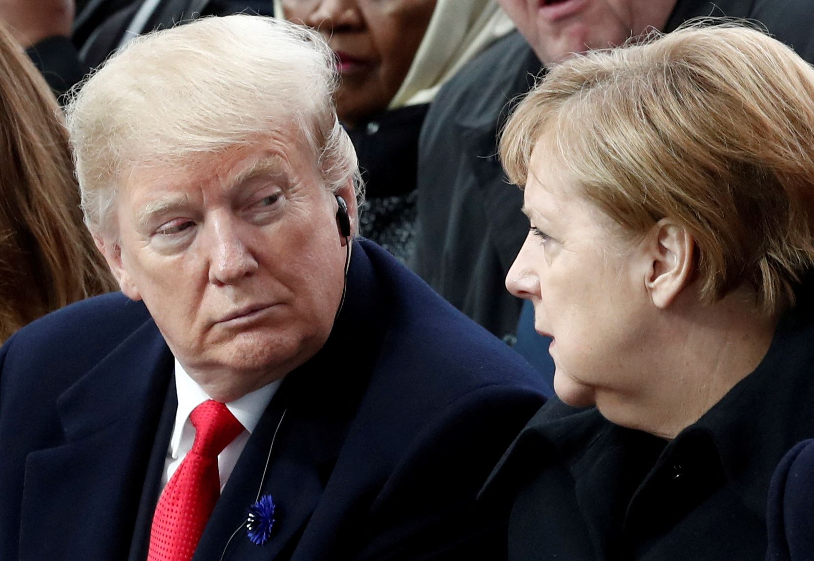 Donald Trump e Angerla Merkel