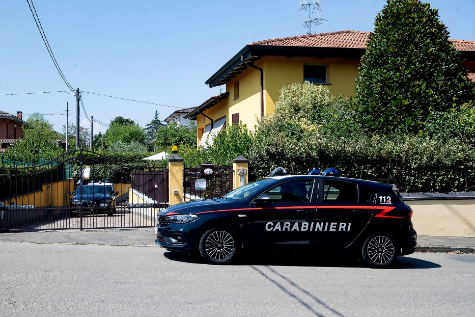 I carabinieri a Traversetolo (Parma)