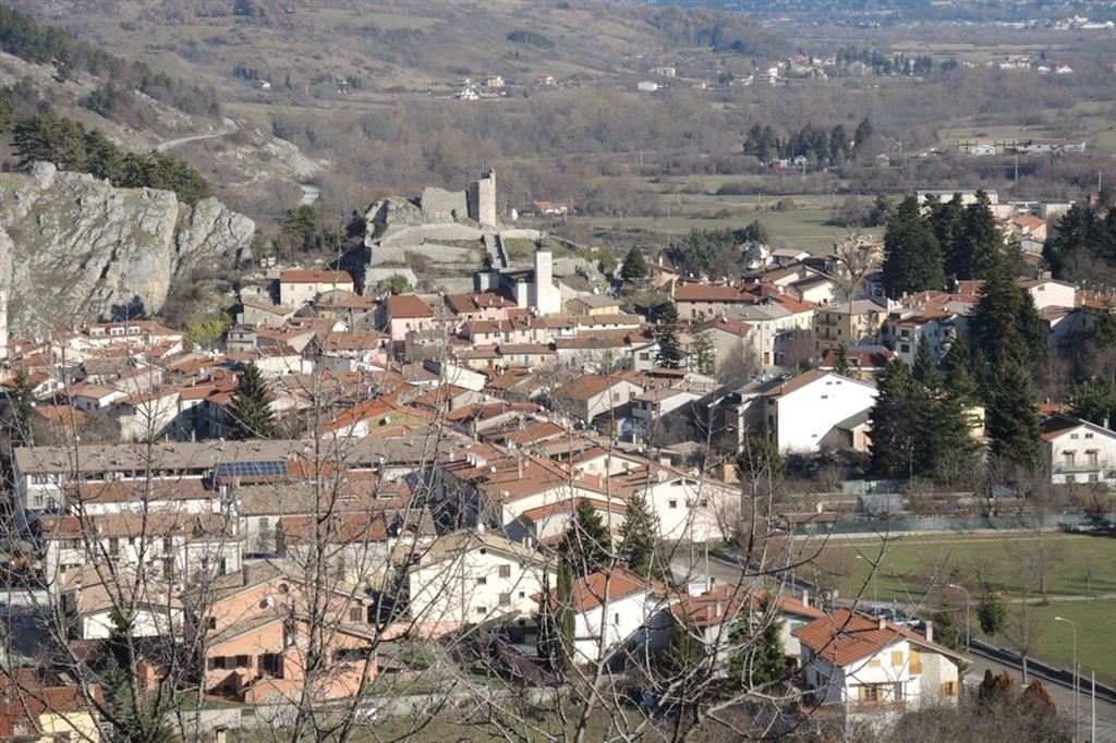 Veduta di Alfadena, in Abruzzo