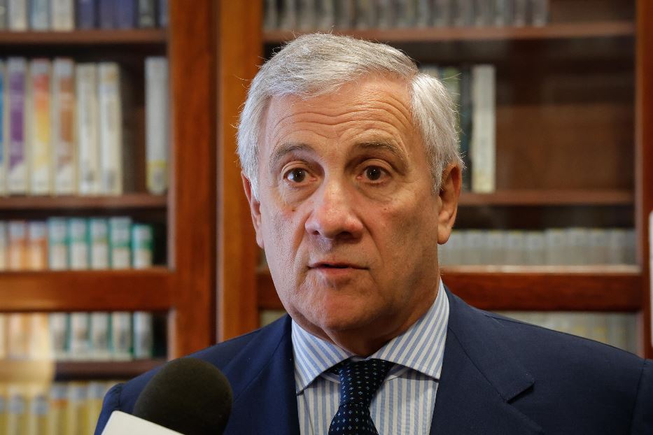 Il ministro degli Esteri, Antonio Tajani