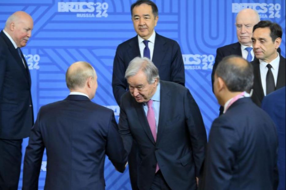 Guterres saluta Putin