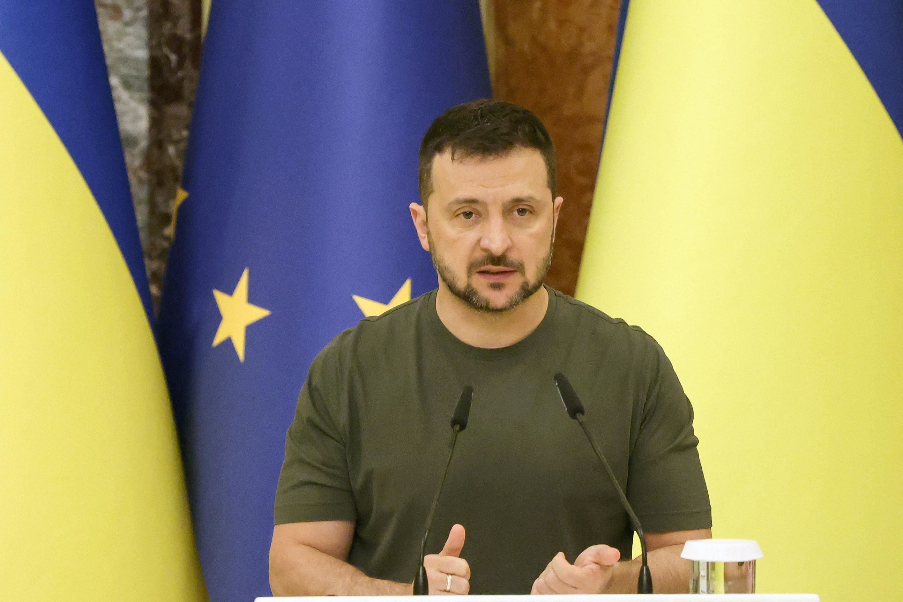 Il presidente Zelensky