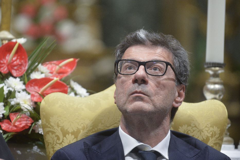 Il ministro dell'Economia, Giancarlo Giorgetti