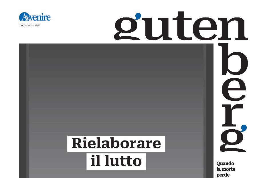 Rielaborare il lutto nell'era digitale su “Gutenberg” del 1° novembre