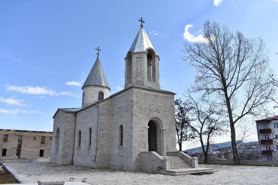 La chiesa armena di Kanach Zham a  Shushi nel Nagorno Karabakh: il Caucasus Heritage Watch ha confermato la sua distruzione nell'aprile scorso