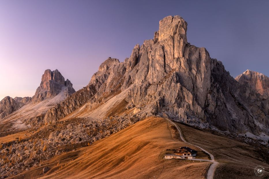 Dolomiti, tramonto al Passo Giau - © Stefano Tiozzo