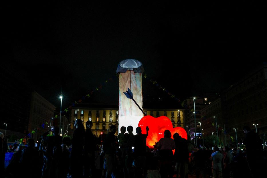 L'installazione di Gaetano Pesce a Napoli