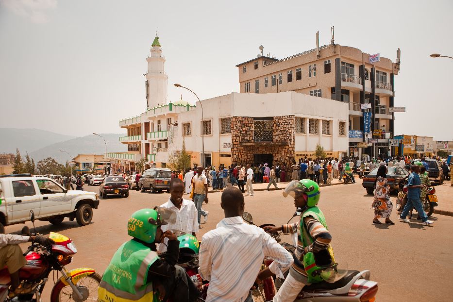 Il centro di Kigali, in Ruanda