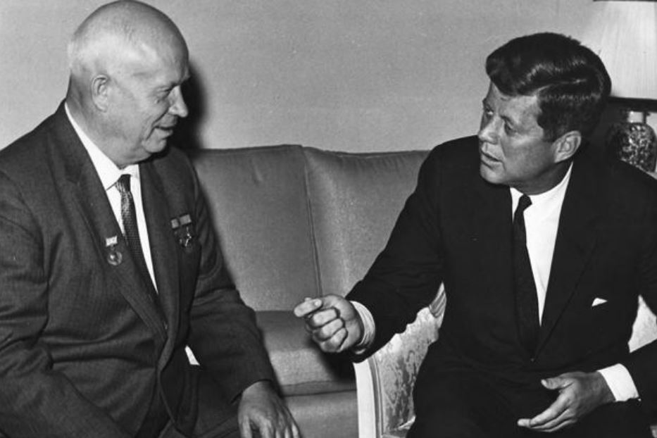 Kennedy a colloquio con Krusciov