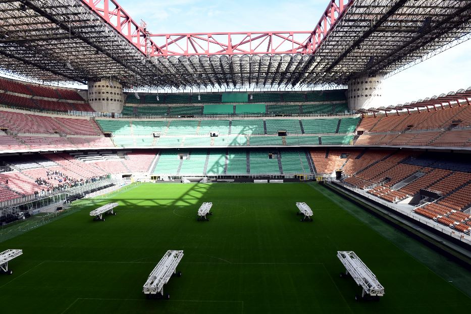 Lo stadio Giuseppe Meazza di Milano