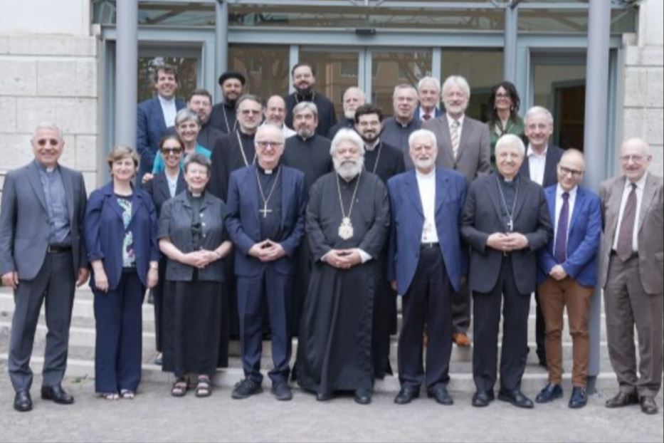 I partecipanti all'incontro ecumenico