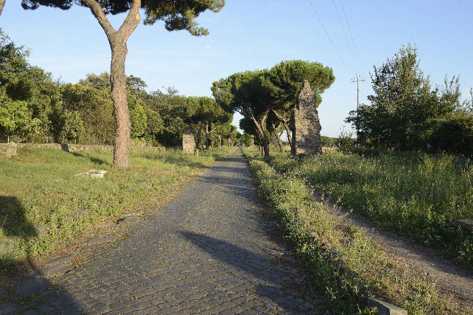 Un tratto iniziale della Via Appia