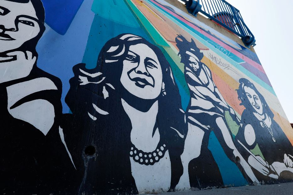 Un murales dedicato a Kamala Harris