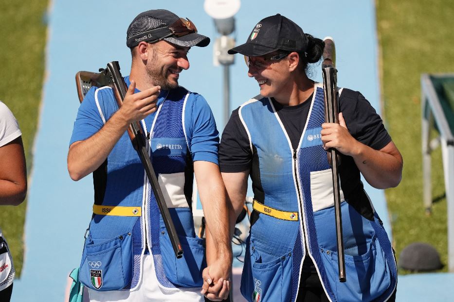 Tiro, nello skeet misto Rossetti e Bacosi centrano l'oro