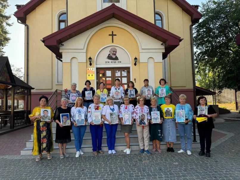 La Casa Padre Pio dei frati cappuccini a Kiev, dove è stato creato un percorso di aiuto alle madri che hanno perso i loro figli sui campi di battaglia