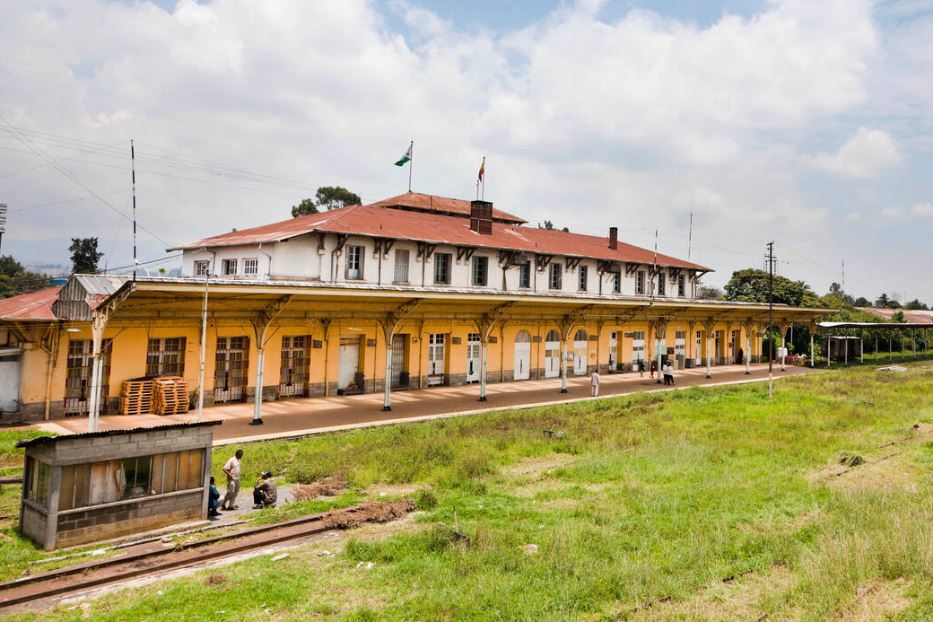 La stazione di Addis Abeba, in Etiopia