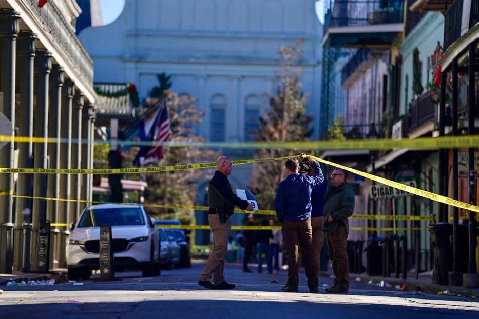 Il luogo dell'attentato di New Orleans