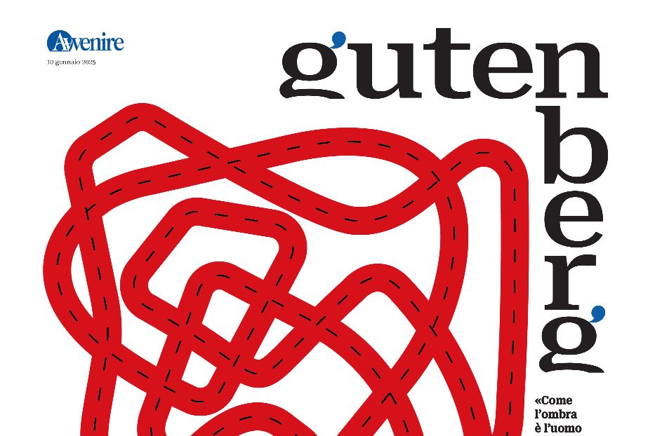 La copertina di "Gutenberg" n. 12, 10 gennaio 2025